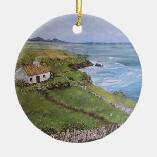 Décoration En Céramique Irish Ornamanent Christmas Ireland County Kerry