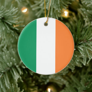 Décoration En Céramique Irlande National Flag, standard irlandais, bannièr