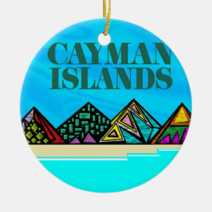 Décoration En Céramique Islands love Caymans