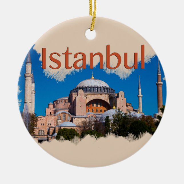 Décoration En Céramique Istanbul : Sainte-Sophie (Devant)