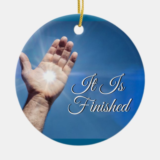 Décoration En Céramique It Is Finished (Devant)
