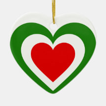 Italien Italie - Coeur du drapeau