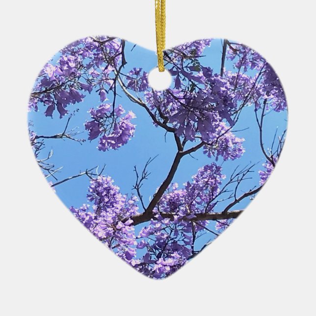 Décoration En Céramique Jacaranda Blossoms (Devant)