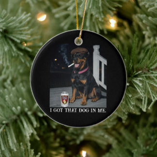 Décoration En Céramique J'ai Ce Chien En Moi, Drôle De Mème De Doberman Pi