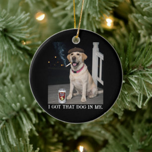 Décoration En Céramique J'ai Ce Chien En Moi, Labrador Retriever Drôle Ani