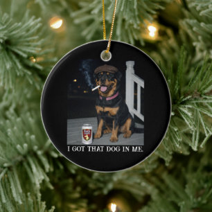 Décoration En Céramique J'ai Ce Chien En Moi, Personnalité Drôle De Rottwe