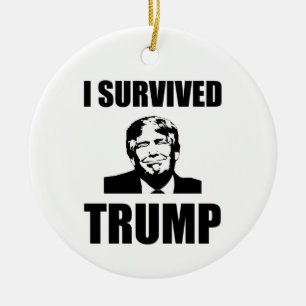 Décoration En Céramique J'ai survécu aux élections anti-Trump de 2020 de T