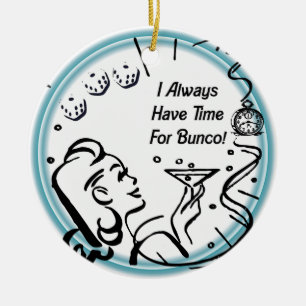 Décoration En Céramique J'ai toujours le temps pour Bunco par Artinspired