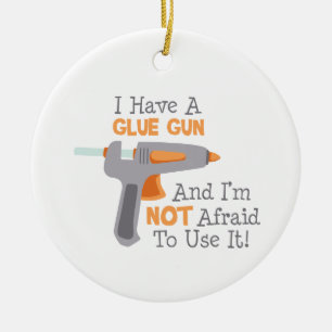 Décoration En Céramique J'Ai Un Arme À Colle