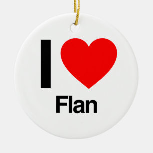 Décoration En Céramique j'aime flan