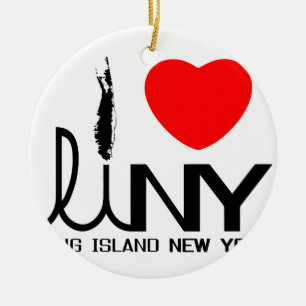 Décoration En Céramique J'aime le Long Island NY