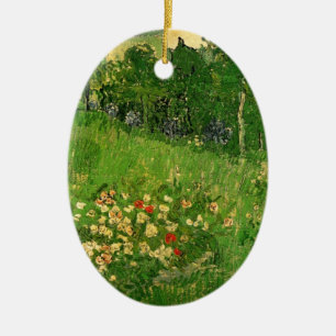 Décoration En Céramique Jardin de Daubigny par Vincent van Gogh, Le Jardin