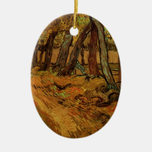 Décoration En Céramique Jardin de l'hôpital Saint-Paul, figure de Vincent 