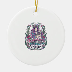 Décoration En Céramique Jardin de licorne Sorcière de licorne Vêtements co