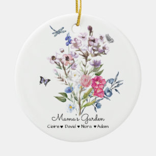 Décoration En Céramique Jardin de maman personnalisée