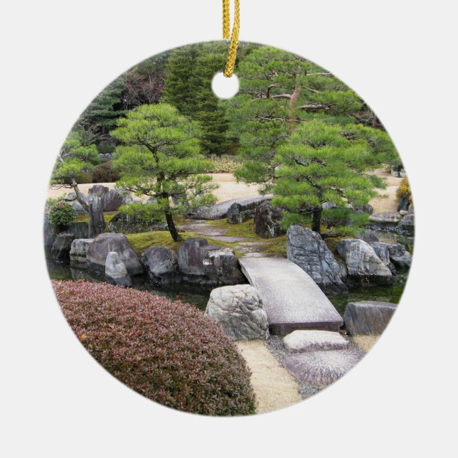 Décoration En Céramique Jardin japonais 日 本 庭 園 (Devant)