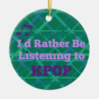 "Je préfère écouter KPOP" (violet)