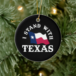 Décoration En Céramique Je suis avec le Texas