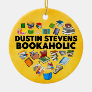 Décoration En Céramique Je suis un Dustin Stevens Bookaholic