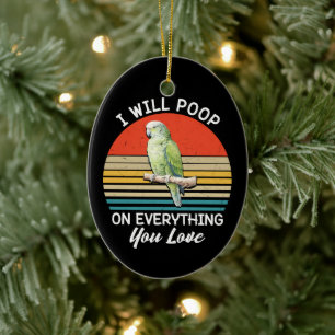 Décoration En Céramique Je Vais Poop Sur Tout Ce Que Vous Inséparables Rét