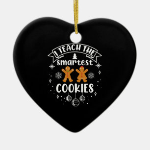 Décoration En Céramique J'enseigne aux cookies les plus intelligents Profe