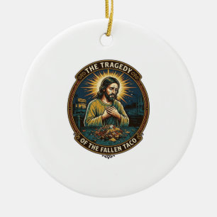 Décoration En Céramique Jésus a lâché la nourriture de rue de tacos de nui