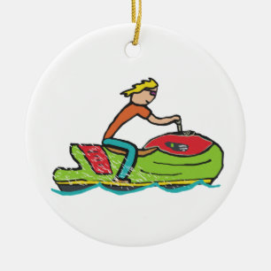 Décoration En Céramique Jet Ski