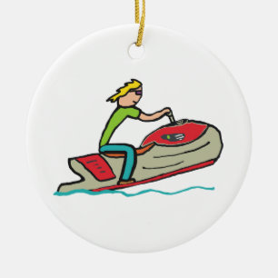 Décoration En Céramique Jet Ski