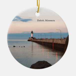 Décoration En Céramique Jetée nord du port de Duluth Duluth, MN
