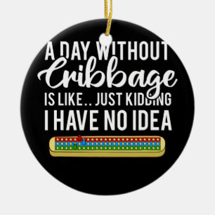 Décoration En Céramique Jeu de carte de lecteur de carte de cribbage Règl