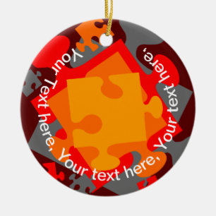 Décoration En Céramique Jigsaw Jumble