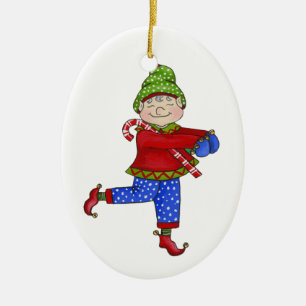 Décoration En Céramique Jingle Elves "Fred"