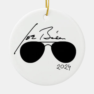Décoration En Céramique Joe Biden Aviators 2024
