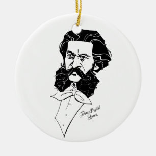 Décoration En Céramique Johann Strauss Jr