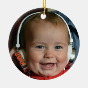 Décoration En Céramique Jolie, adorable photo d'enfant Noël
