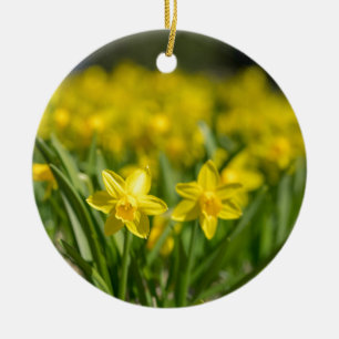 Décoration En Céramique Jonquilles minuscules