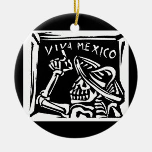 Décoration En Céramique Jour du Mexique Mexique de vivats "du mort "