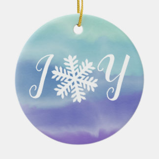 Décoration En Céramique Joy Snowflake