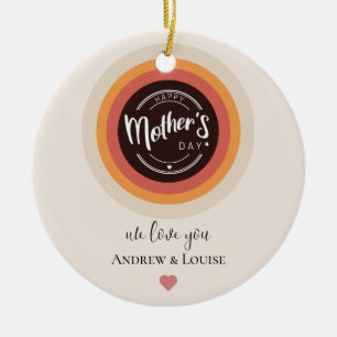 Décoration En Céramique Joyeuse fête des mères