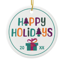 Joyeuses fêtes Rétro Année Noël