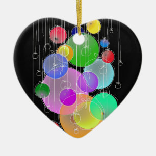 Décoration En Céramique Joyeux anniversaire et Joyeux Noël…