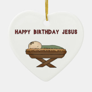 Décoration En Céramique Joyeux anniversaire Jésus