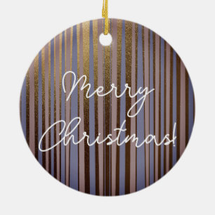 Décoration En Céramique Joyeux Noël Boho Parties scintillant or rose Lilac