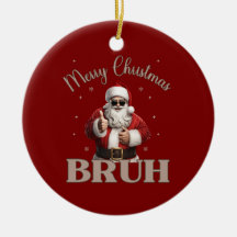 Joyeux Noël BRUH Drôle design