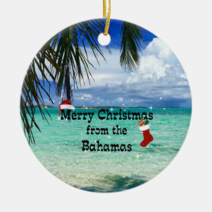 Décoration En Céramique Joyeux Noël des Bahamas