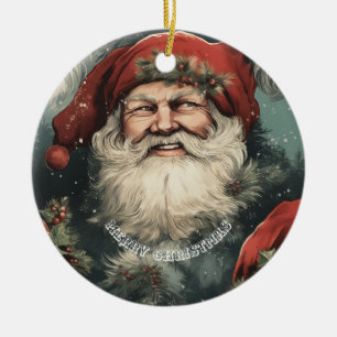 Décoration En Céramique Joyeux Noël Père Noël