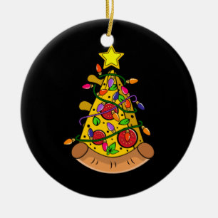 Décoration En Céramique Joyeux Noël Pizza