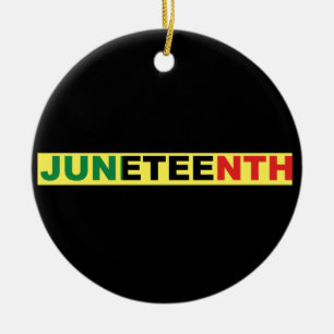 Décoration En Céramique Juneteenth