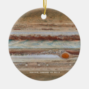 Décoration En Céramique Jupiter Red Spot Gros plan Photo Noël