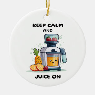 Décoration En Céramique Jus De Fruits Gardez Le Calme Et La Santé Des Jus